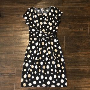 NEW Patterned Draped Dress